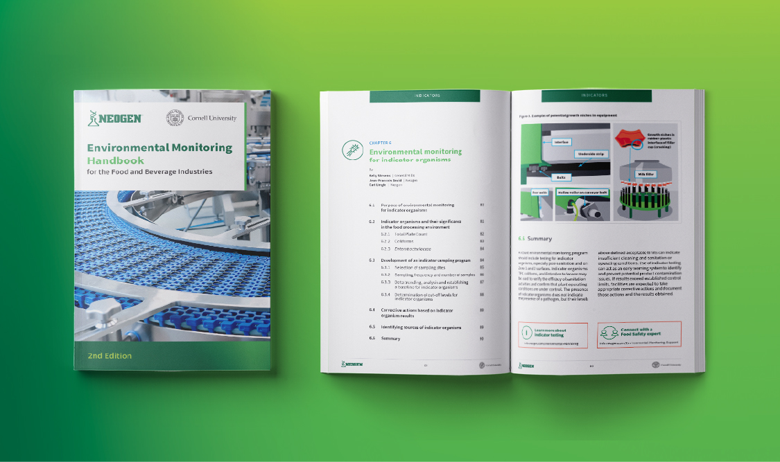 2nd Edition Neogen Environmental Monitoring Handbook for the food and beverage industries.